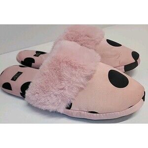 Victorias Secret Signature Satin Pink w/ Black Polka Dots Size M